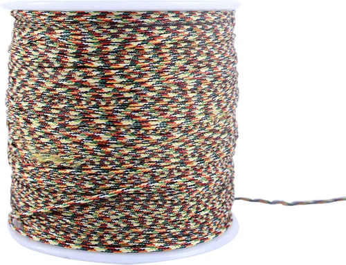 Vista 104 de KONMAY 1 rollo de cuerda de nailon de 150 yardas, trenzado de 0.016 in de nailon Shamballa Macramé/cordón de cuentas, cordón de nudo chino, cuerda