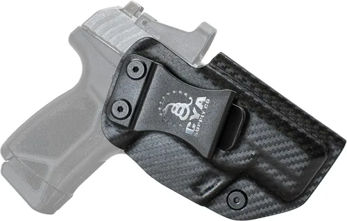 Vista 42 de CYA Supply Co. - Fundas IWB de fibra de carbono listas para ópticas - Múltiples ajustes - Compañía de veteranos - Hecho en EE. UU