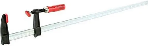 BESSEY Abrazadera de barra ligera de comerciante 2.5 x 36 pulgadas TGJ2.536 Abrazaderas de carpintería con mango de madera, ideal para mejoras