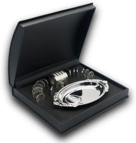 Vista 3 de Monedas Unity Accesorios de Boda – Arras Matrimoniales – Monedas Clásicas Decorativas Hechas a Mano – Cofre Y Caja – Arras Para Boda (Centenario)