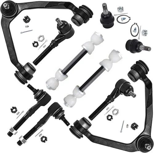 Vista 81 de Detroit Axle - Kit de suspensión delantera de 10 piezas para Ford Freestar Mercury Monterey 04-07, 2 brazos de control inferiores con rótula 4