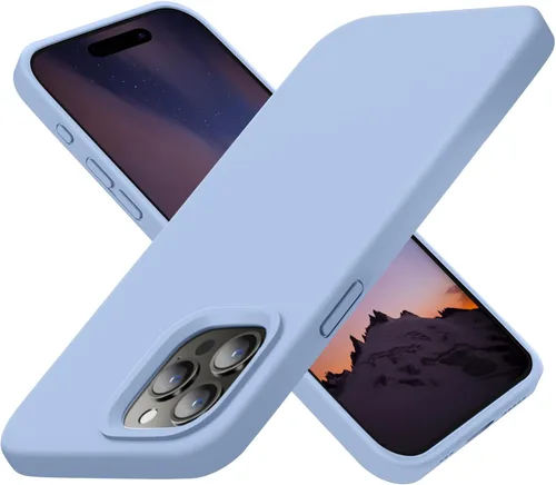 Vista 56 de Cordking Funda diseñada para iPhone 15 Pro Max, funda de silicona ultradelgada a prueba de golpes con [forro de microfibra suave antiarañazos], 6.7
