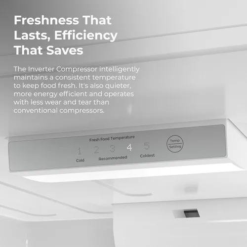 Vista 8 de Kenmore Refrigerador de 30" de montaje superior con congelador - Estanterías ajustables, cajones con control de humedad, iluminación LED