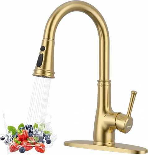 Vista 17 de WEWE Grifo de agua potable con diseño vintage, sin espacio de aire, níquel Níquel cepillado