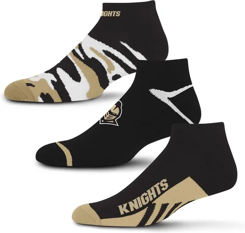 Vista 51 de For Bare Feet Paquete de 3 calcetines tobilleros unisex para adultos de la NCAA Camo Boom