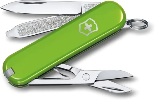 Vista 14 de Victorinox Classic SD Swiss Army – Navaja suiza de bolsillo, compacta, 7 funciones, navaja de bolsillo fabricada en Suiza con hoja pequeña, Parque