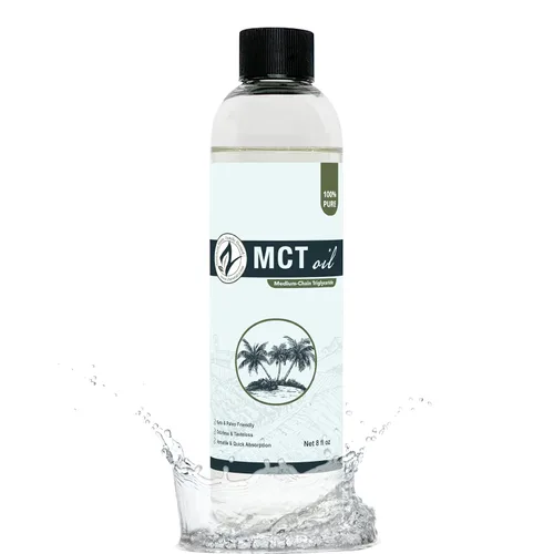Aceite MCT puro, portador, masaje, hidratante, cabello, alimentos y grado terapéutico, 8 onzas