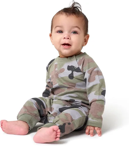 Vista 2 de Gerber Paquete de 2 mamelucos de pierna larga para bebé niño