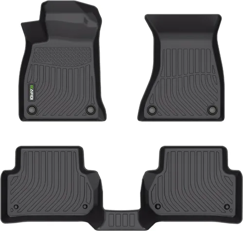 Vista 55 de HAFIDI® - Tapetes para auto con almacenamiento debajo del asiento, para todo clima, antideslizantes, de elastómero termoplástico, para la primera