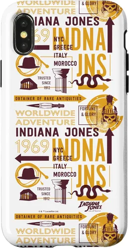 Vista 5 de Funda para iPhone 16 Indiana Jones y el dial de Destiny Worldwide Adventure