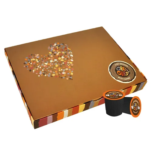 Vista 8 de Crazy Cups Tazas individuales de chocolate caliente prémium de temporada para cafeteras Keurig K Cup, paquete variado, 40