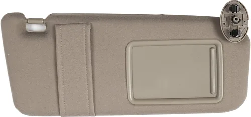 Vista 6 de Ezzy Auto - Visera para conductor de lado izquierdo color beige para Toyota Camry sin quemacocos para modelos 2007, 2008, 2009, 2010, 2011.