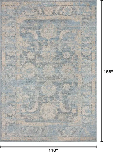 Vista 78 de Loloi Colección Odette ODT-06 - Alfombra de pasillo, 2 pies 7 pulgadas x 10 pies 0 pulgadas, cielo/multi