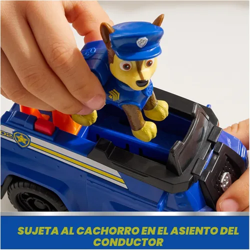 Vista 7 de Paw Patrol, Chase’s Patrol Cruiser, Toy Car with Collectible Action Figure