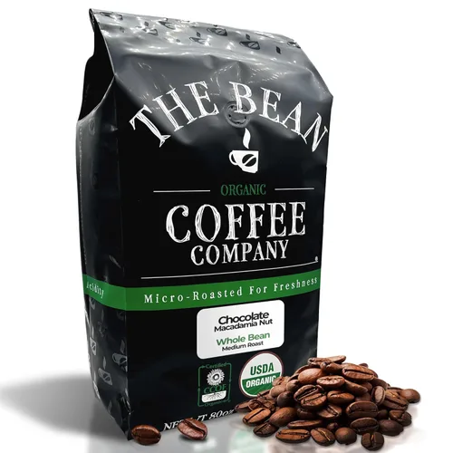 Vista 54 de The Bean Organic Coffee Company Mocha Java, tostado medio, café en grano entero, bolsas de 16 onzas (paquete de 2)