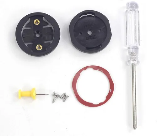 Vista 3 de Trigo Kit de inserción de montaje para computadora Volver Rotar Cubierta Reemplazo para Computadoras Garmin Rotar Piezas de Replance