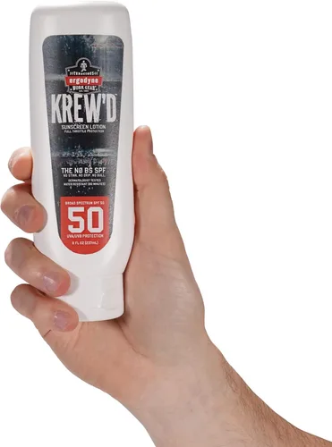 Vista 7 de Ergodyne KREW'D 6351 Loción de protección solar, amplio espectro, SPF 50, 8 onzas, paquete de 12