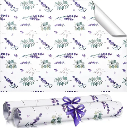 Geelin 24 hojas de forros de cajones perfumados para aparador, hojas de papel no adhesivas, forro de papel fragante para estantes, armario, Estilo