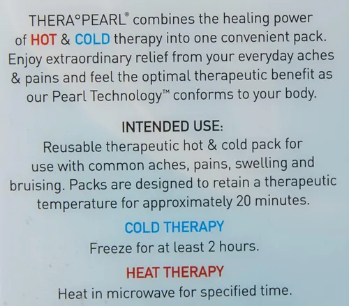 Vista 4 de TheraPearl Máscara de ojos, máscara sensible para los ojos con cuentas de gel flexibles para terapia de frío y calor