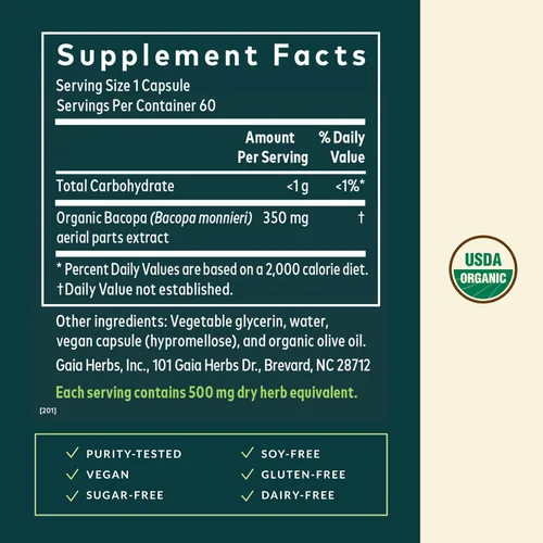 Vista 3 de Gaia Herbs Fitocápsulas líquidas de baya de sauco negro, 60 unidades., 751063400602, 60, 1, 1