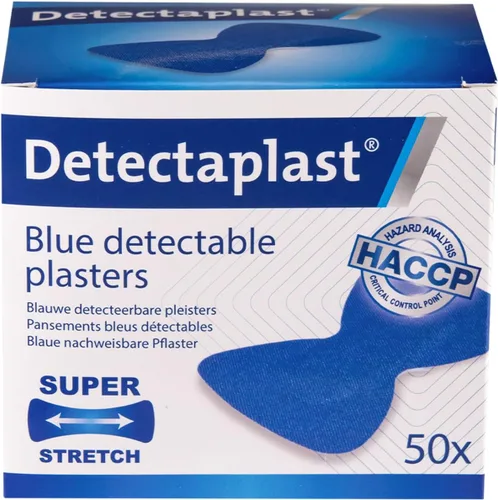 Vista 11 de Detectaplast Bandaids Impermeables Elásticas, Bandas Blue Wound para manipulación de alimentos, vendas detectables para botiquines de primeros