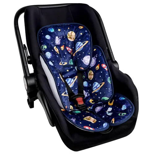 Pea Pod - Soporte de cabeza para asiento de auto para bebé recién nacido, 2 en 1 Apoyo de cabeza y cuerpo para asiento de auto infantil para niños,