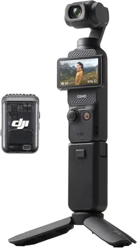 Vista 7 de DJI Osmo Pocket 3 Combo Creador, Cámaras para Vlogging, Cámara de Vlog 4K/120fps, Estabilización de 3 Ejes, Seguimiento de Cara/Objeto, Micrófono