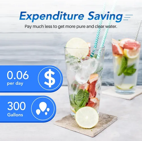 Vista 6 de ICEPURE RFC6600A compatible con filtro de agua para refrigerador EDR3RXD1, 4396841, Everydrop Filter 3, 4396710, Kenmore 9030, 9083, 46-9083