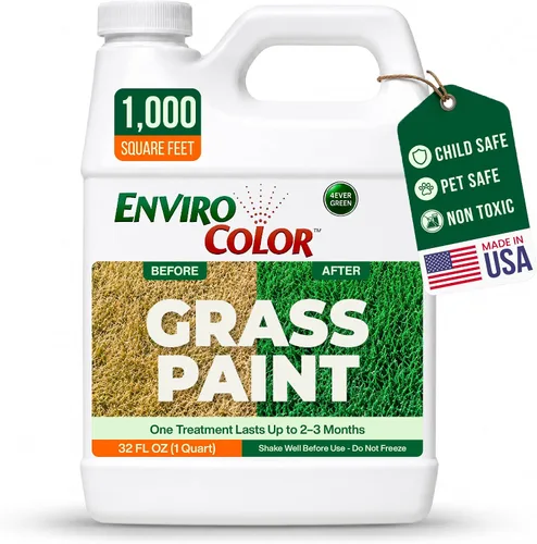 1,000 pies cuadrados. ft. 4Evergreen pintura de césped y pasto
