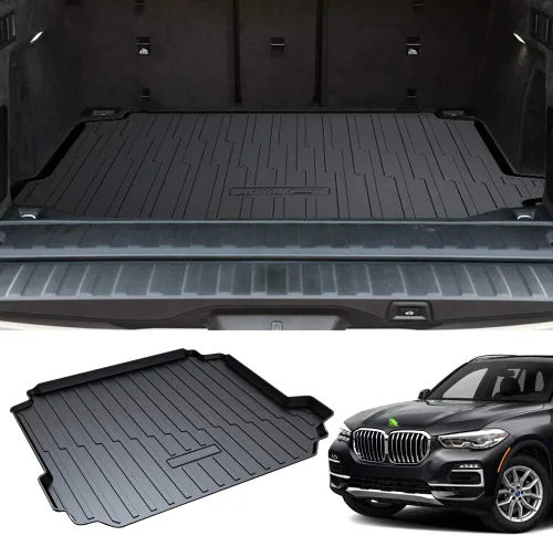 Vista 13 de Powerty Alfombrilla de Maletero para BMW X3 G01 2018-2023 2024 Accesorios Alfombrillas de Carga TPO Para Todo Clima Forro de Maletero Resistente