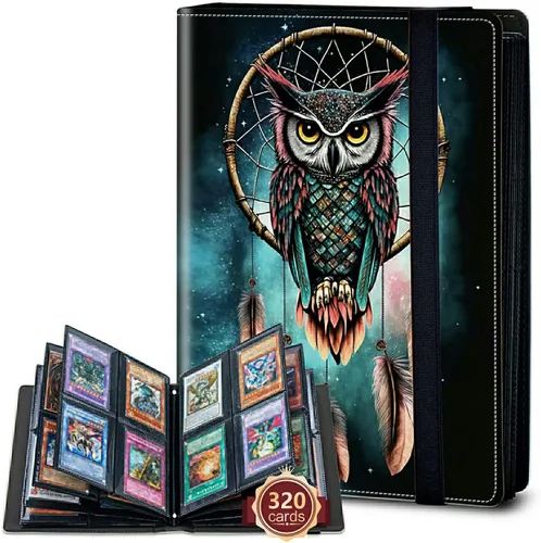 Vista 27 de Rossy Carpeta para tarjetas de 4 bolsillos, 400 tarjetas, carpeta de colección de tarjetas, álbum de tarjetas de doble cara, tarjetero para tarjetas