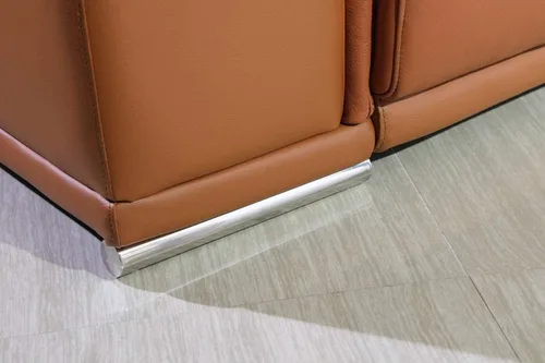 Vista 109 de BlackJack Furniture Venice - Sofá modular de cuero italiano de grano superior de 5 piezas con 3 reclinables eléctricos, reposacabezas ajustable