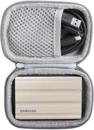 Vista 13 de Hermitshell Funda rígida de viaje para Samsung T7 Shield 2TB / 1TB / 4TB, SSD portátil, USB 3.2 Gen2 unidad externa de estado sólido