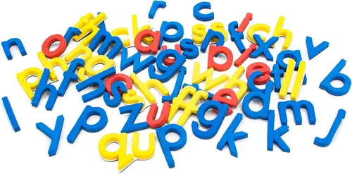 Vista 4 de Junior Learning Juego de 56 unidades con estampado de alfabeto y DIGRAPHS, color blanco
