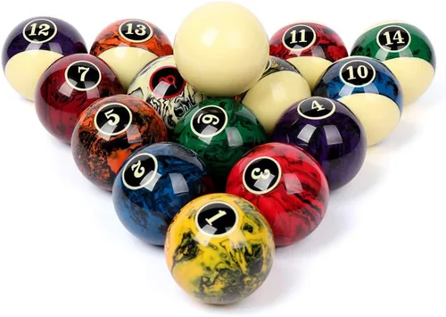 Vista 9 de CUPPA Juego de bolas de billar/bolas de billar profesional, 16 bolas completas para mesas de billar