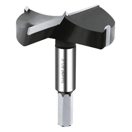 Vista 11 de Broca Forstner de carburo de 1/4 pulgada, broca Forstner con punta de carburo de 6 mm para madera dura, juego de sierras de perforación para madera