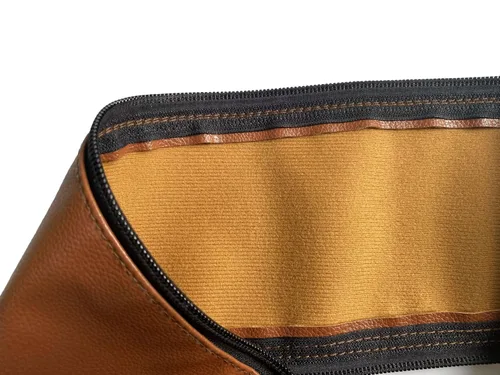 Vista 4 de Funda de cuero para reposabrazos de cochecito de bebé, compatible con Uppababy Vista V1/V2 para cochecito, funda protectora de barra, accesorios