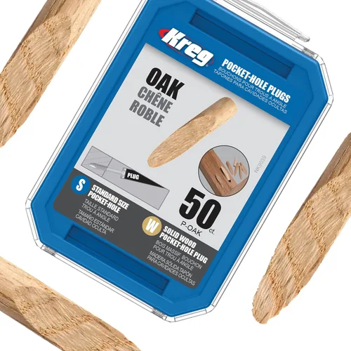 Vista 2 de Kreg P-OAK - Tapones de bolsillo de madera maciza - Roble