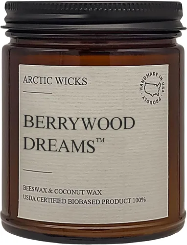 Vista 12 de Arctic Wicks - Velas perfumadas de cera de abeja y coco, 9 onzas, ámbar, rústicas, no tóxicas, de combustión limpia, 100% certificada por USDA, a