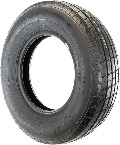 Vista 6 de eCustomrim ST205/75R14 DEEP TREAD 14" Heavy Duty Steel Belted Radial Trailer Tire Load C Con Guardia de Curb - 6 años de garantía con borde libre