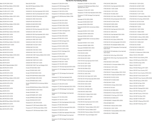Vista 2 de Tusk Kit de pezón de radios de repuesto de rueda de impacto trasera verde para SHERCO 300 SEF Factory 2018-2023
