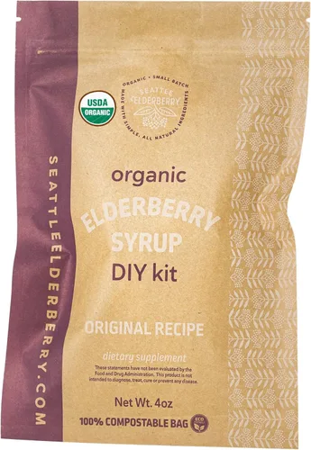 Kit de bricolaje de jarabe: haz tu propio jarabe de suplemento de hierbas delicioso y sin gluten con potentes beneficios inmunológicos, que contiene