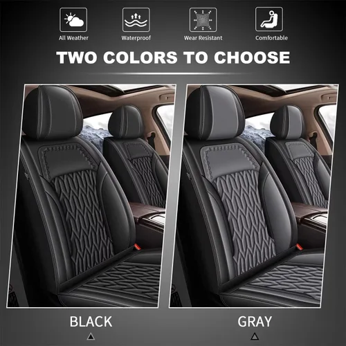Vista 7 de AOMSAZTO Funda de asiento de automóvil personalizada para Honda Ridgeline 2006-2025, protector de cojín de asiento de automóvil, impermeable