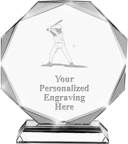Vista 17 de Crown Awards Trofeo de cristal personalizado, premio de magnitud personalizado de 7.75 pulgadas de alto con grabado personalizado Prime