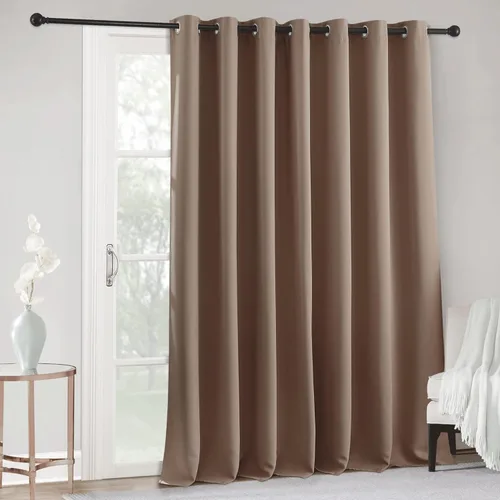 Vista 57 de RYB HOME Cortinas portátiles para puerta con privacidad, cortinas opacas y aislantes térmicas para dormitorio, armario, sala de estar, comedor