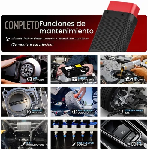 Vista 4 de LAUNCH AIOBD Escáner Bluetooth OBD2 con sistema completo de diagnóstico asistido por IA lector de código OBD-II funciona con iOS/iPhone y Android