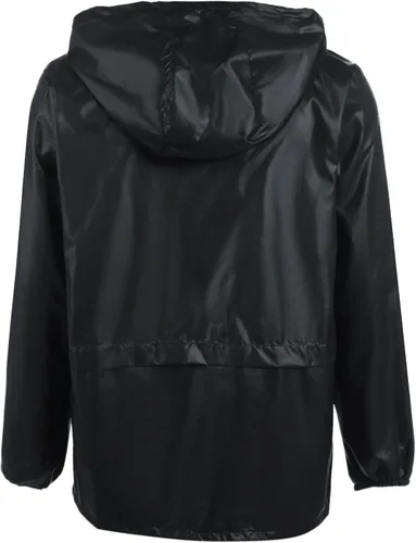 Vista 3 de COOFANDY Chaqueta impermeable plegable para hombre, impermeable, con capucha, ligera, clásica, para ciclismo
