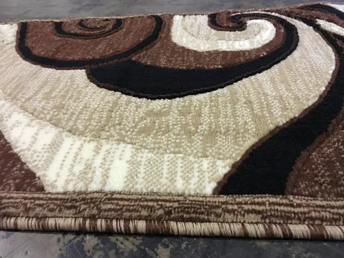 Vista 6 de Americana Alfombra moderna de pasillo largo, diseño beige, 144 (32 pulgadas x 15 pies 10 pulgadas)