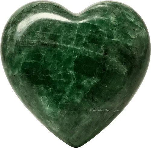 Vista 47 de Piedra de palma de corazón de cristal de nuummita - Piedra de preocupación de bolsillo para masaje, para equilibrar naturalmente los chakras