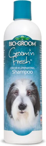 Bio-Groom Groom'n Fresh - Champú para perros, eliminador de olores, suministros de baño para perros, lavado de cachorros, suministros de aseo para